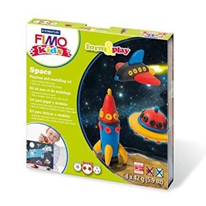Πηλός Που Ψήνεται Fimo-Kids Space Staedtler Set 4x42gr 8034-09