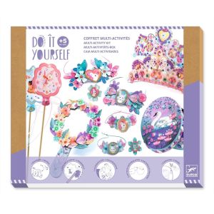 Djeco DIY σετ 5 διαφορετικών χειροτεχνιών με γκλίτερ "Πριγκίπισσες" 07934