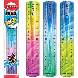 Χάρακας Twist 'n Flex Decor 20CM Maped 279215