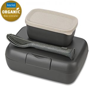 Koziol  Παιδικό Σετ Φαγητού 7272701 ΓΚΡΙ  Μ19 x Π13.5 x Υ7εκ.
