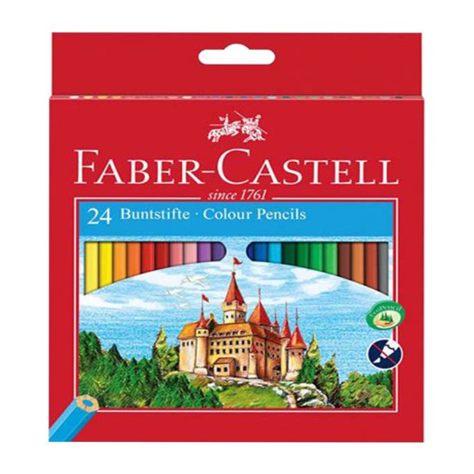 Ξυλομπογιές Faber Castell 24 Χρώματα 111224