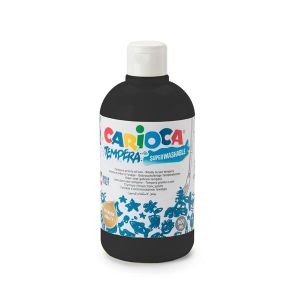 Τέμπερα σε Μπουκάλι Carioca Superwashable 500ml Μαύρο 133500003-02