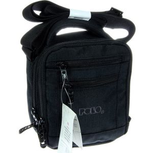 Τσαντάκι Ώμου Ανδρικό Polo Skyforce Μαύρο Large 9-07-145-02
