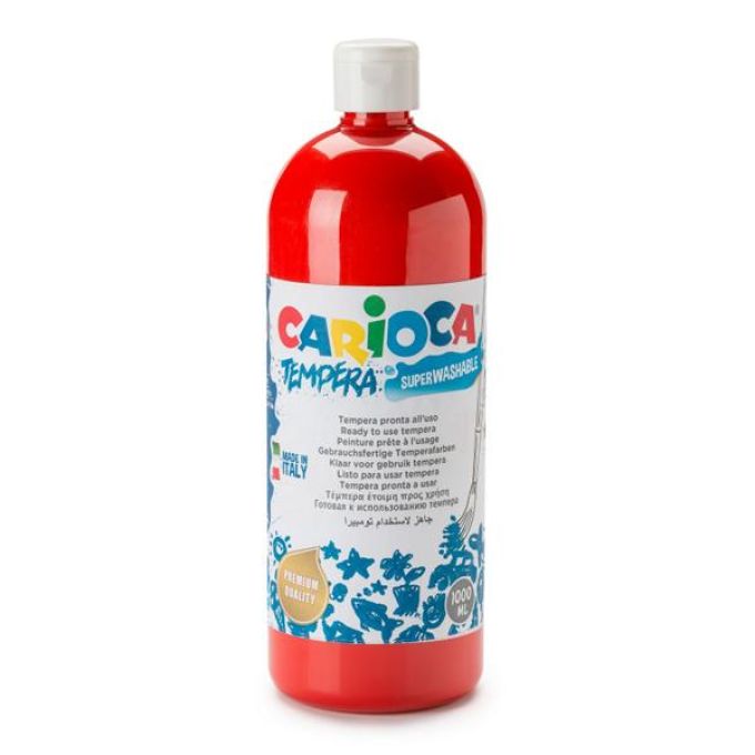 Τέμπερα σε Μπουκάλι 1Lt Carioca Superwashable Κόκκινο 133100008-10