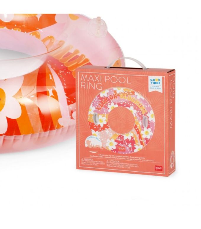 ΦΟΥΣKΩΤΗ ΚΟΥΛΟΥΡΑ LEGAMI MAXI POOL RING - DAISY (ΜΑΡΓΑΡΙΤΕΣ) 102cm SWIM0014