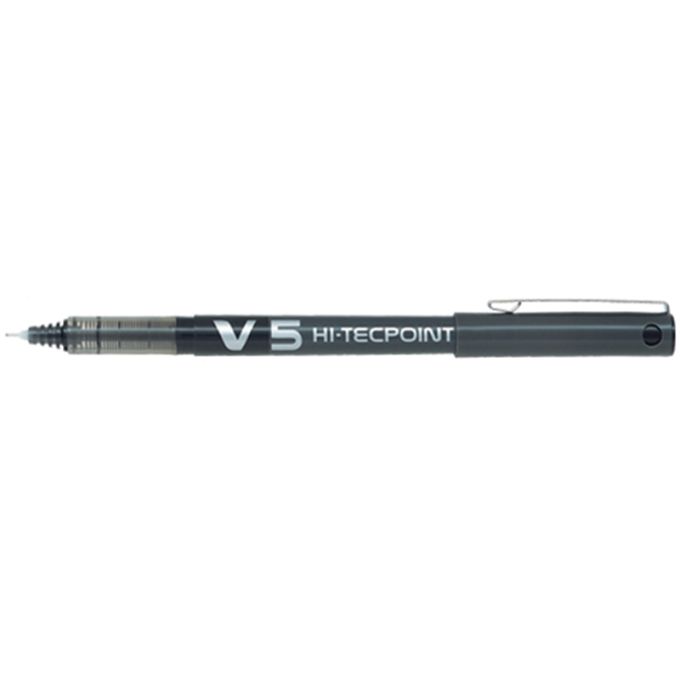 Στυλό Pilot Υγρής Μελάνης V5 Hi-Tecpoint 0.5mm Μαύρο BX-V5B