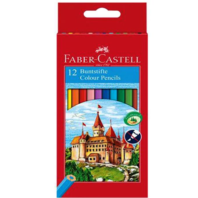 Ξυλομπογιές Faber Castell 12 Χρώματα 120112
