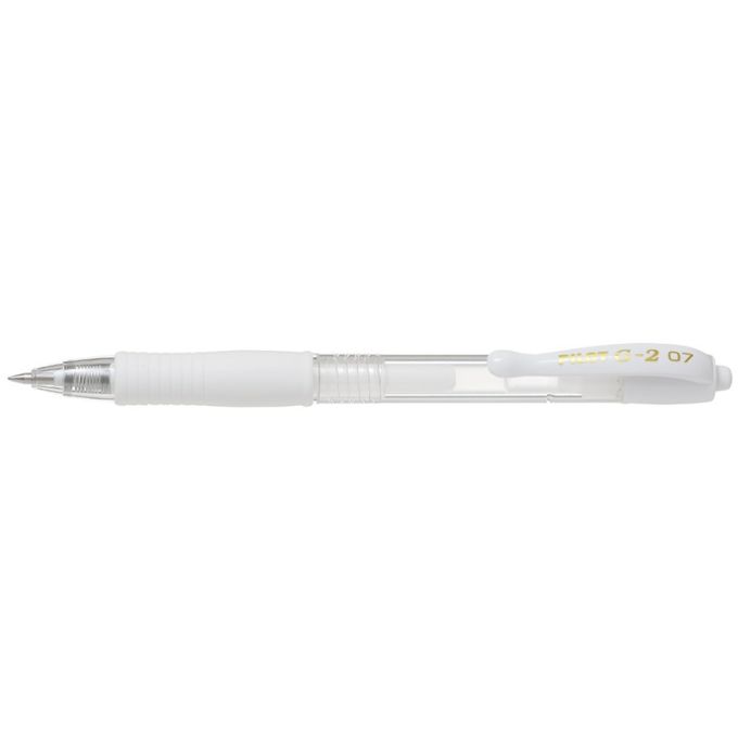 Στυλό Pilot Gel G-2 0.7mm Λευκό Παστέλ