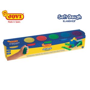 Πλαστοζυμαράκια Jovi Soft Dough 5 Χρώματα x110gr 226.405