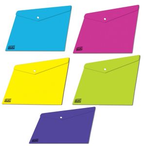 Φάκελος με κουμπί A4 (23Χ33) Funcy Χρώματα Skag