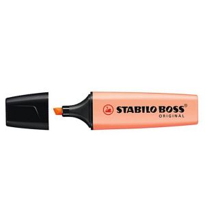 Μαρκαδόρος Υπογράμμισης Stabilo Boss Pastel Πορτοκαλί
