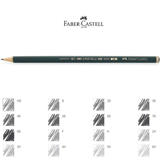 Μολύβι Σχεδίου Faber Castell 9000