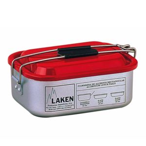 Καραβάνα Laken Aluminium Παραλληλόγραμμη με Κόκκινο Καπάκι 9-15-037