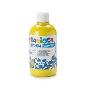 Τέμπερα σε Μπουκάλι Carioca Superwashable 500ml Κίτρινο 133500003-03