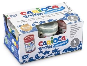 ΤΕΜΠΕΡΕΣ CARIOCA/6 25ml (35gr)