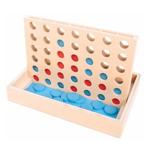 Ξύλινο Επιτραπέζιο - Σκορ Τέσσερα Big Jigs Toys BJ699