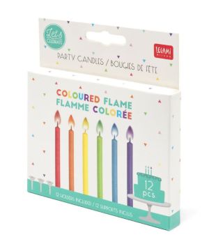 Σετ κεριά με χρωματιστή φλόγα Legami Party Candles - Coloured Flame 969978