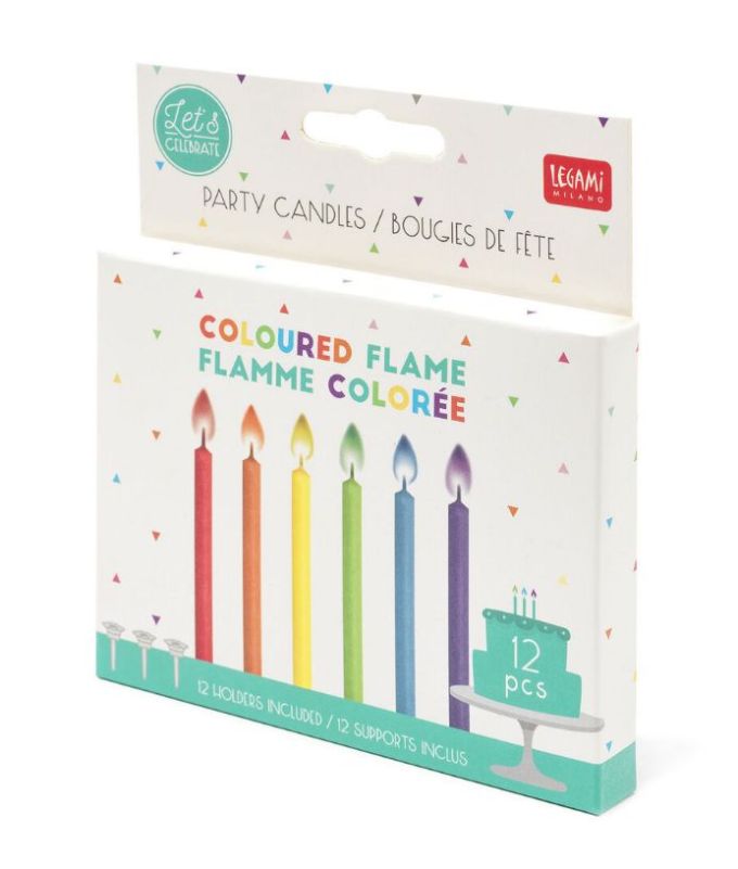 Σετ κεριά με χρωματιστή φλόγα Legami Party Candles - Coloured Flame 969978