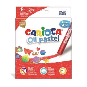 ΠΑΣΤΕΛ CARIOCA OIL PASTEL/24 SUPER SOFT 43278