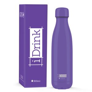 Θερμός-Παγούρι Ανοξείδωτο i-Drink 500ml Purple ID0407