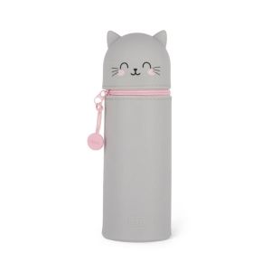 ΚΑΣΕΤΙΝΑ - ΜΟΛΥΒΟΘΗΚΗ LEGAMI SOFT SILICON PENCIL CASE 2 IN 1 CAT 8052694002169