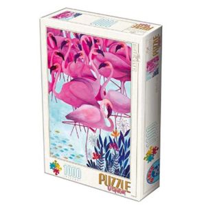 Παζλ D-Toys 1000pcs 68x47cm Flamingos Kurti Andrea 72887TR02