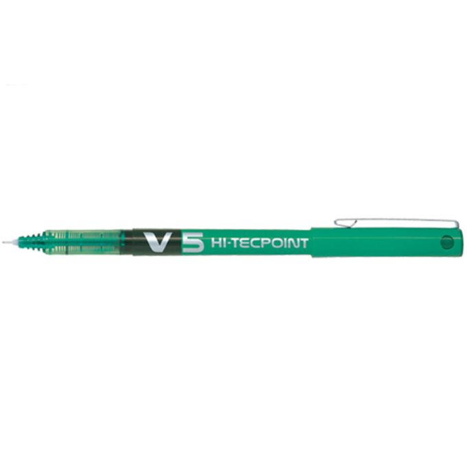 Στυλό Pilot Υγρής Μελάνης V5 Hi-Tecpoint 0.5mm Πράσινο BX-V5G