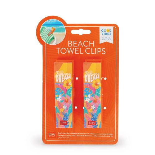 LEGAMI SET OF 2 BEACH TOWEL CLIPS TROPICANA DREAM (#CLI0003)
