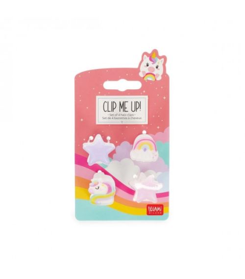 Legami Milano Παιδικά Κλιπ Μαλλιών/Hair Clips Set ''Clip Me Up Unicorn''