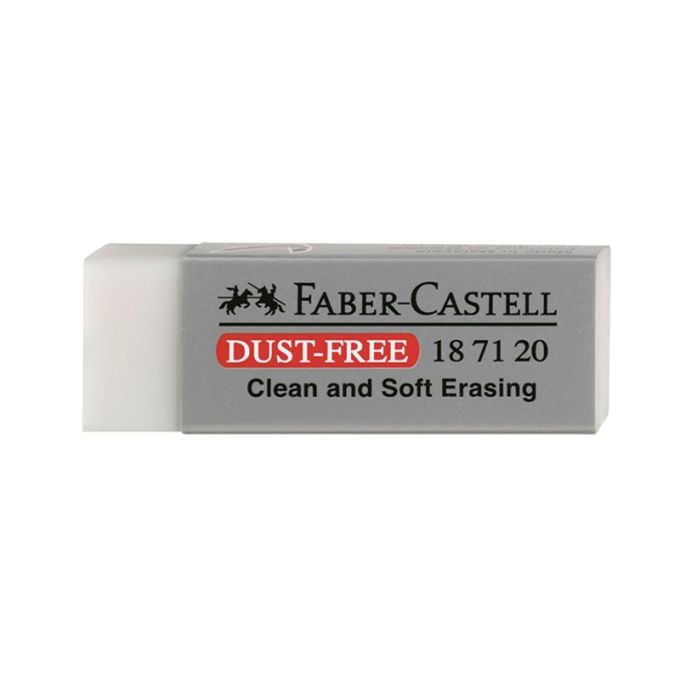 Γόμα Faber Castell Dust Free λευκή Μεγάλη 187120