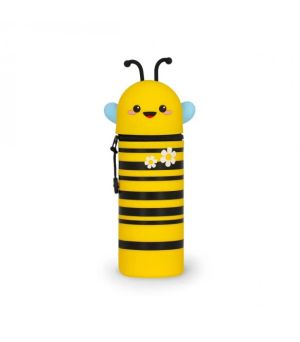 ΚΑΣΕΤΙΝΑ - ΜΟΛΥΒΟΘΗΚΗ LEGAMI SOFT SILICON PENCIL CASE 2 IN 1 KAWAII - BEE (ΜΕΛΙΣΣΑ) KA0021