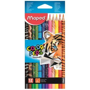 Ξυλομπογιές Maped Color Peps Άγρια Δύση 12Τεμ. (832212)