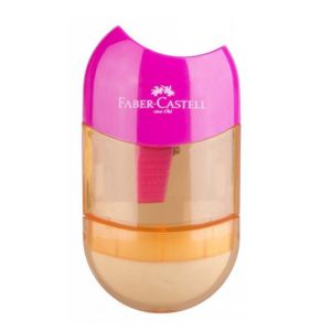 Γόμα και Ξύστρα Faber Castell Apple Combi Ροζ 183604R
