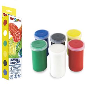 Τέμπερες Toy Color 25ml 6 Κλασικές Αποχρώσεις 220.536