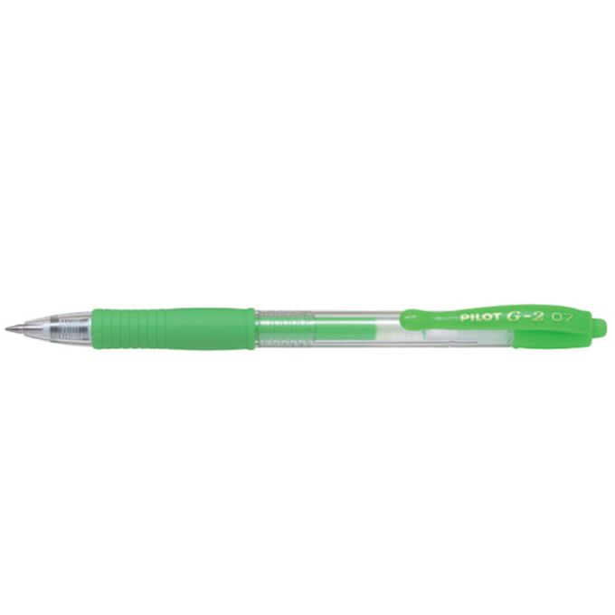 Στυλό Pilot Gel G-2 0.7mm Νέον Πράσινο BL-G2-7NG