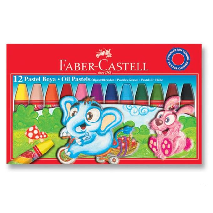Λαδοπαστέλ Faber Castell 12 Χρώματα 528212