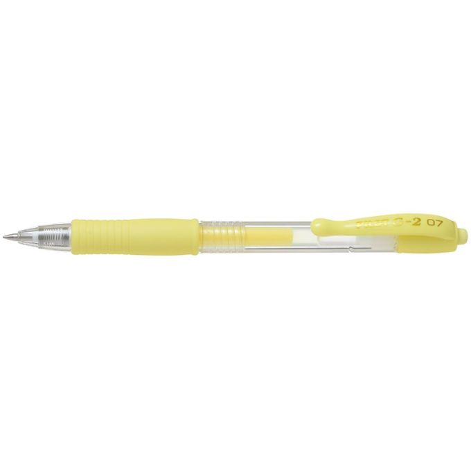 Στυλό Pilot Gel G-2 0.7mm Κίτρινο Παστέλ