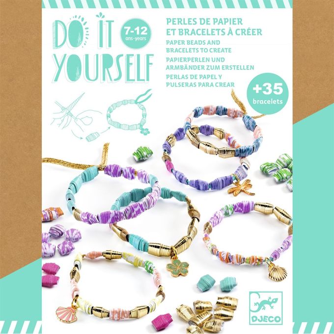 Djeco DIY Φτιάχνω τα δικά μου βραχιόλια Χρυσά & Κομψά  07972